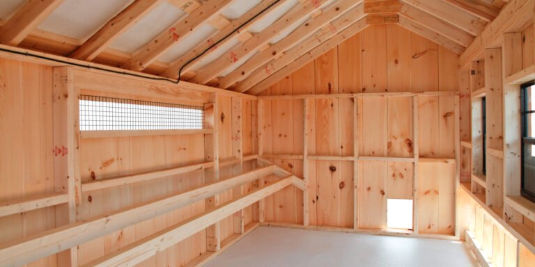 turning a shed into a chicken coop