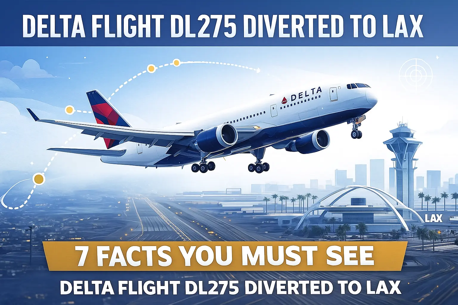 delta flight dl275 diverted to lax