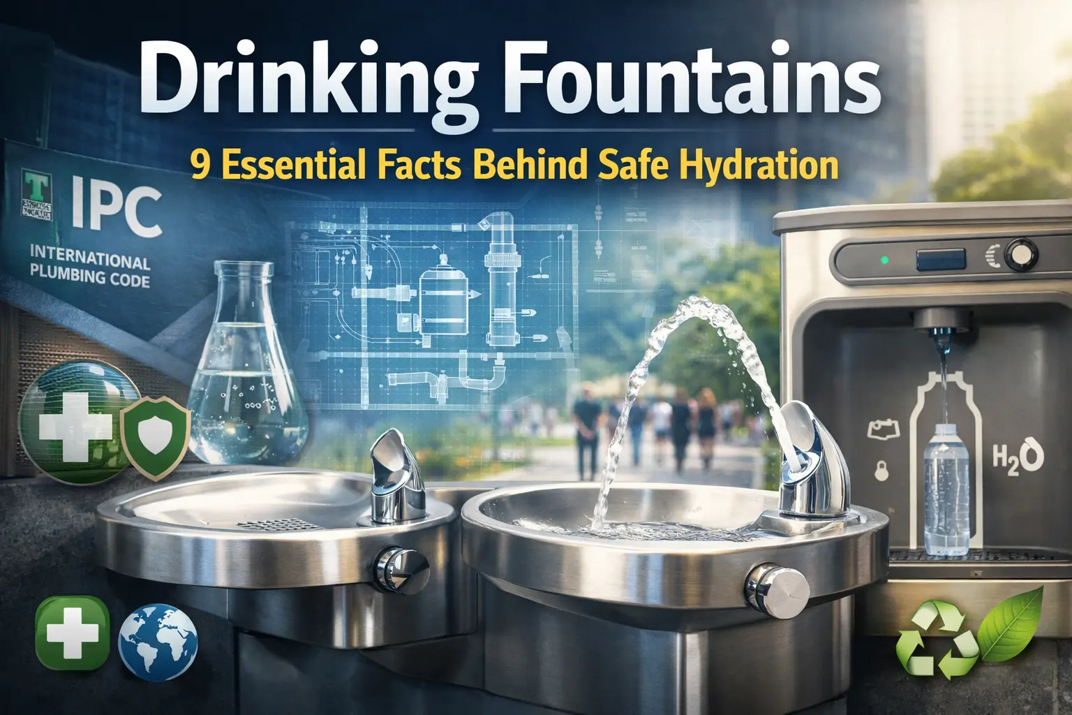 drinking fountains