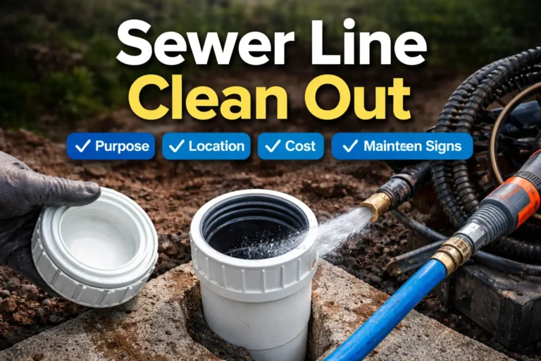 sewer line clean out