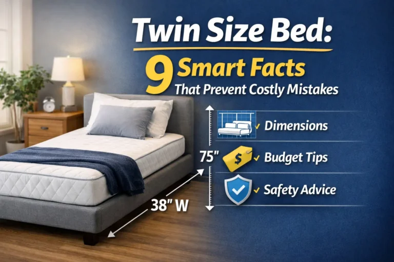 twin size bed